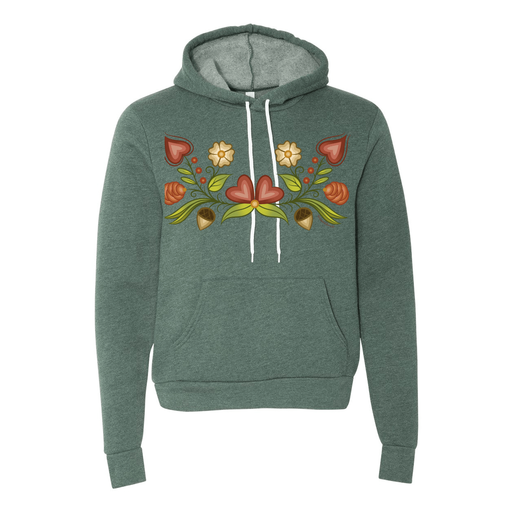 Autumn Floral Pullover Hoodie - Bizaanide'ewin