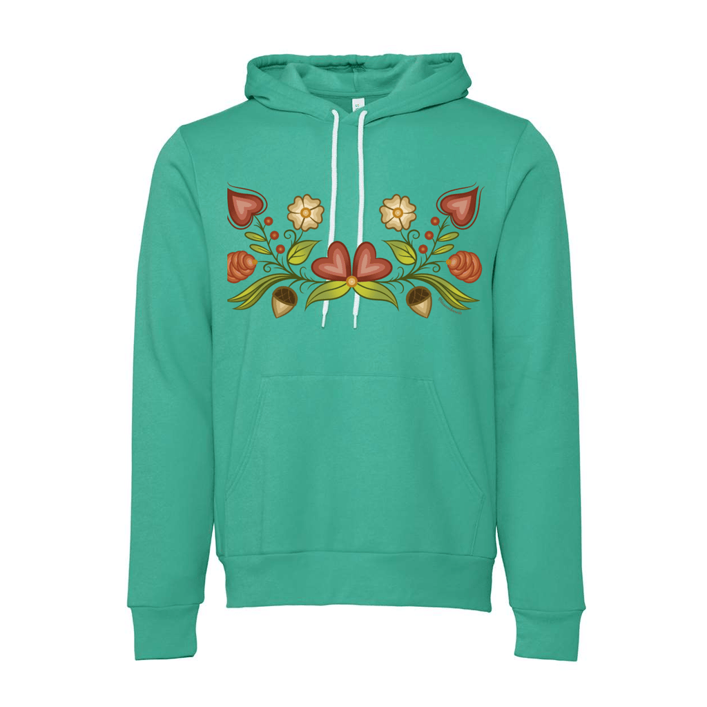 Autumn Floral Pullover Hoodie - Bizaanide'ewin