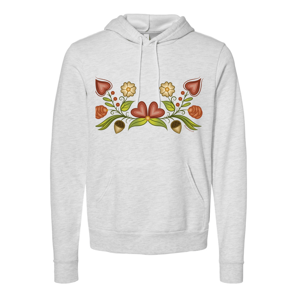 Autumn Floral Pullover Hoodie - Bizaanide'ewin