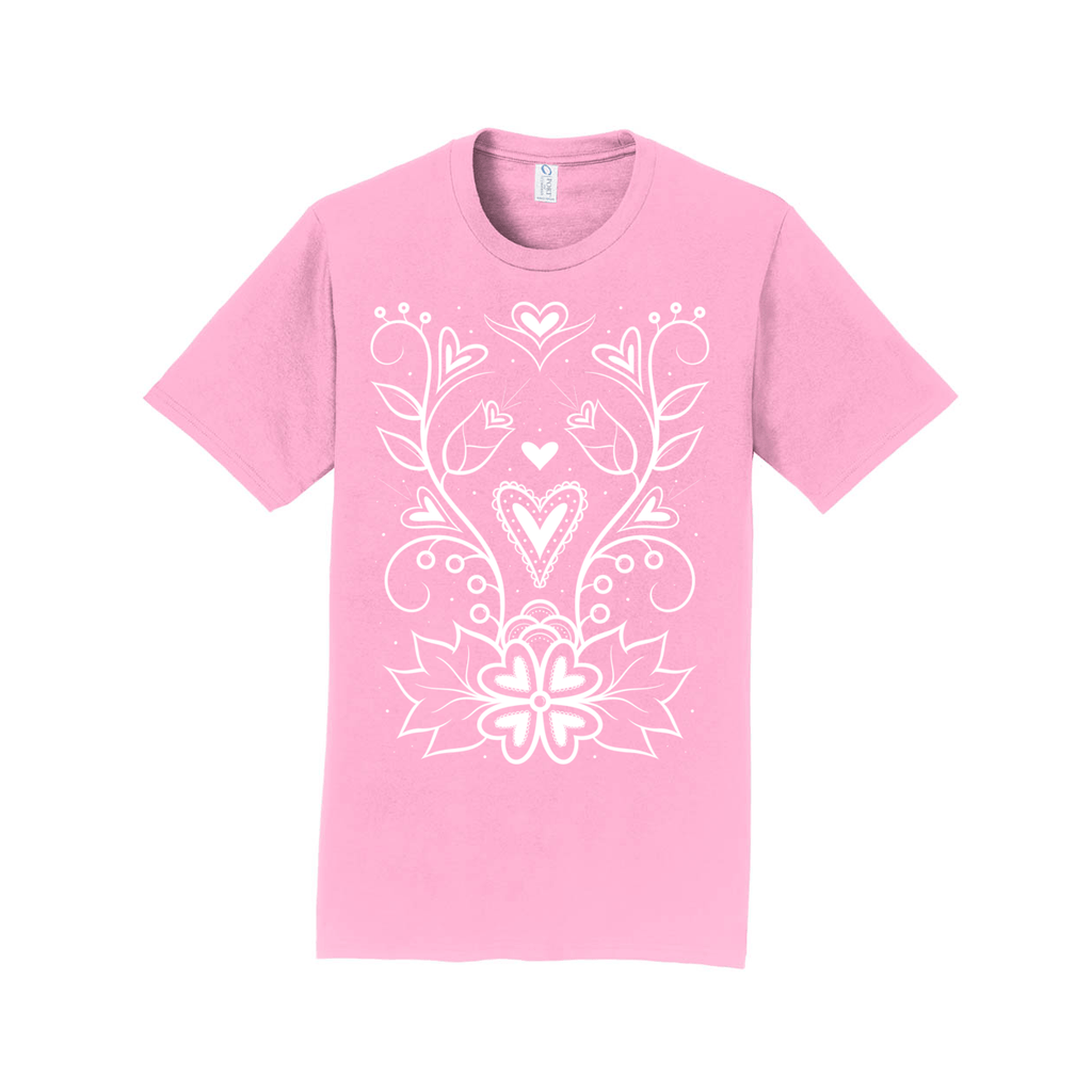 OjiBAE Floral Adult Tee - Bizaanide'ewin