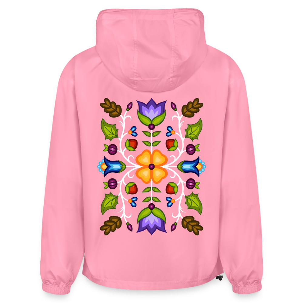 Ojibwe Floral Champion Packable Jacket - Bizaanide'ewin