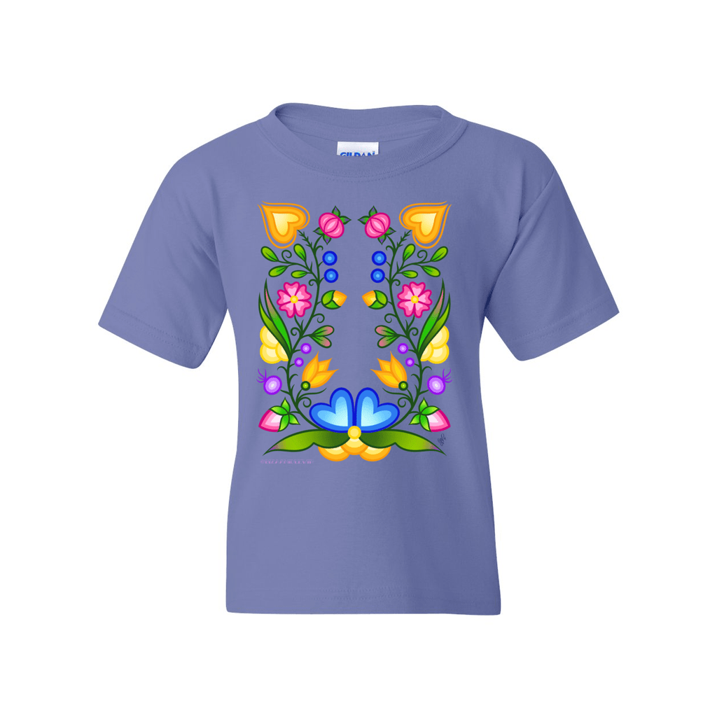 Water Flower Kid Tee - Bizaanide'ewin