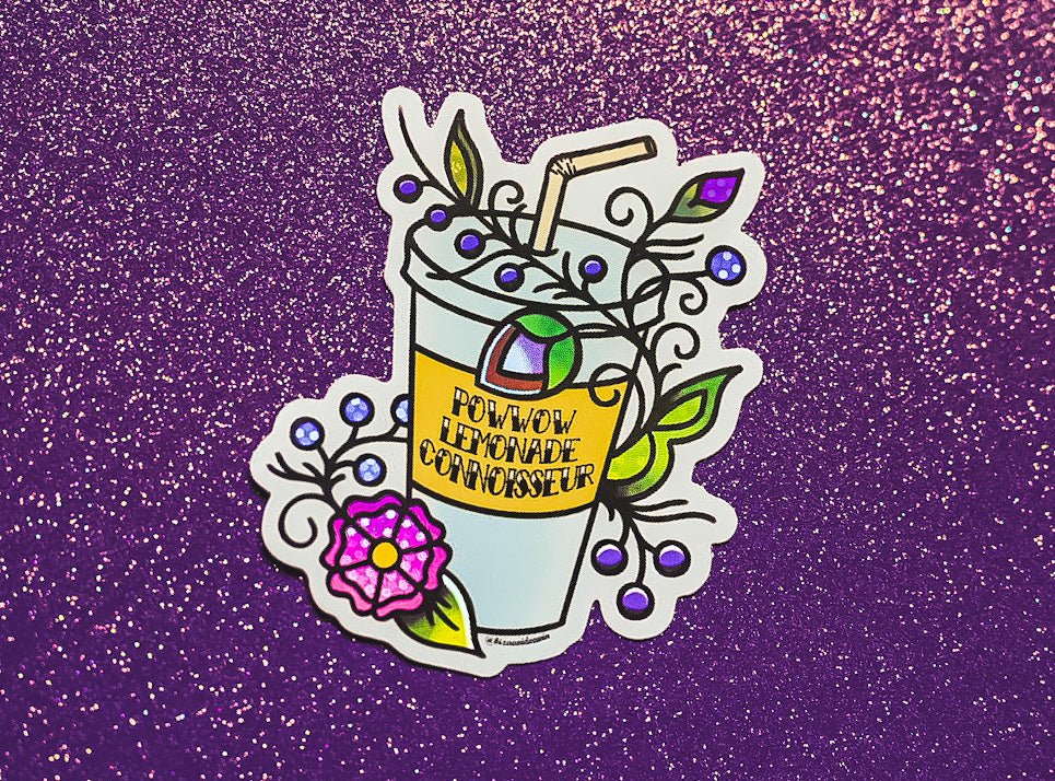 Powwow Lemonade Sticker – Bizaanide'ewin